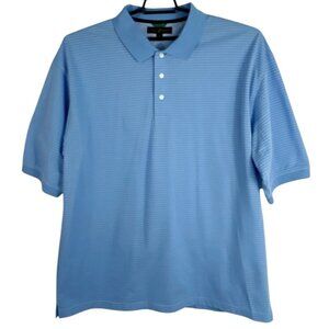Tommy Hilfiger Golf Men's XXXL Short Sleeve Polo Shirt Pique Knit Blue Stripe